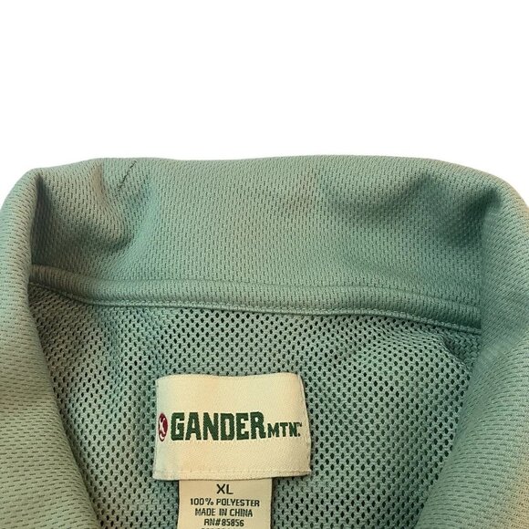 Gander Mountain Olive Green Vented Fishing Short Sleeve Shirt Mens XL - Picture 5 of 10